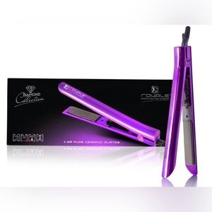Royale Purple Hair Straightener, 100% Ceramic Plates